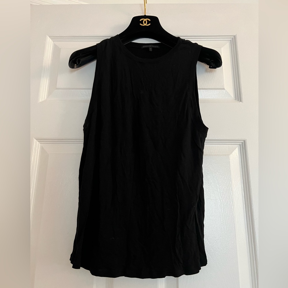 Soft simple Beautiful People tank top Bloomingdales Black size S Small
